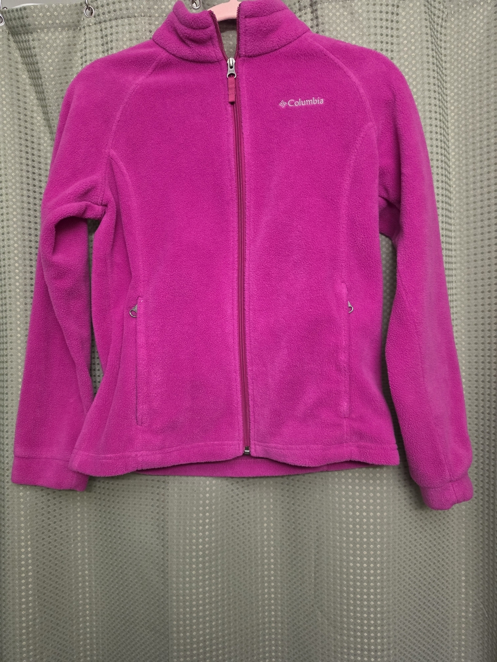 Columbia Kids' Magenta Fleece Jacket - Full-Zip Cozy Layer